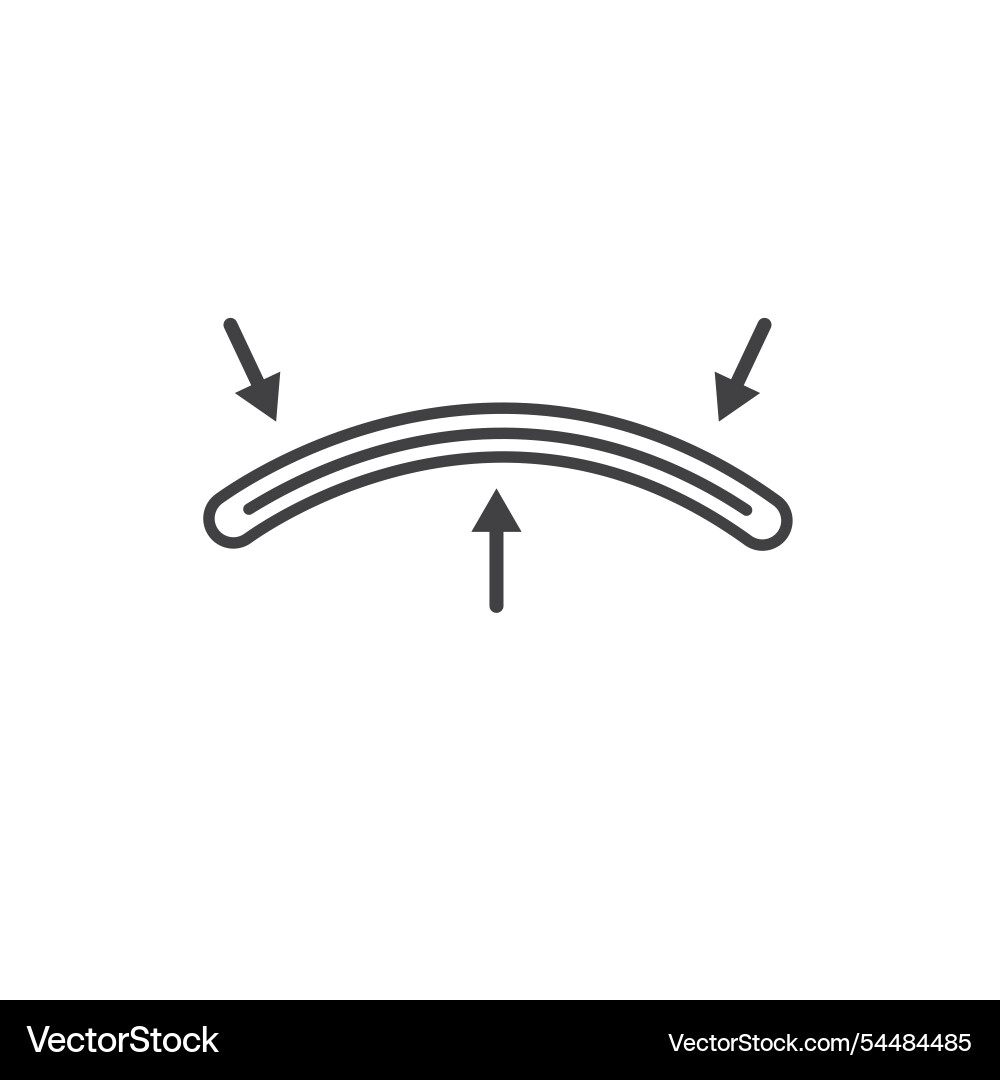 Flexible icon element design template vector image