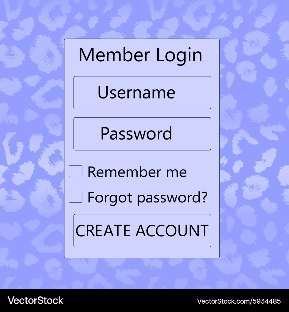 Mobile universal ui kit form interface vector image