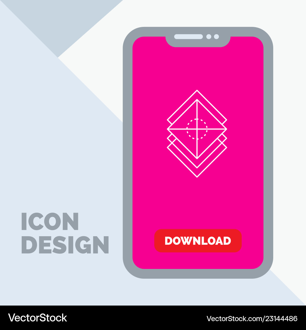 Arrange-Design-Schichten Stack Layer-Line-Symbol Arrange-Design-Schichten Stack Layer-Line-Symbol vektorbild