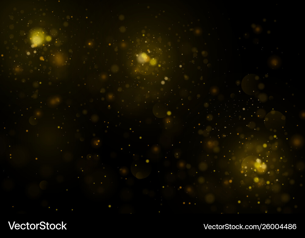 Bokeh effect sparkling vector image