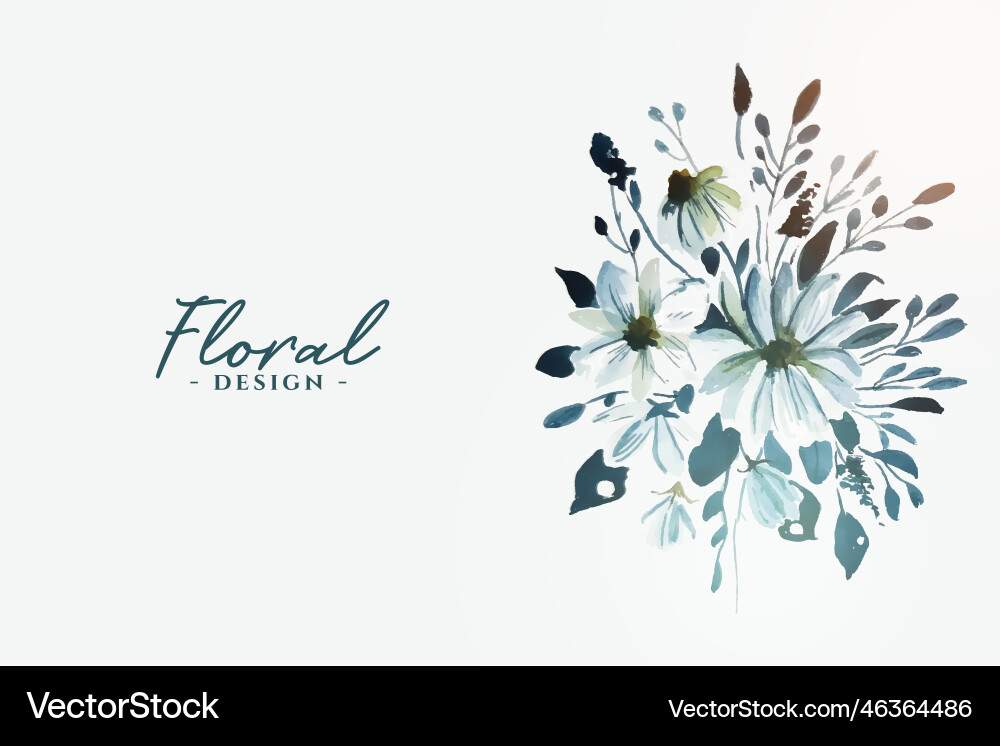 Schöne Aquarell Blumen Blume dekorative Schöne Aquarell Blumen Blume dekorative vektorbild