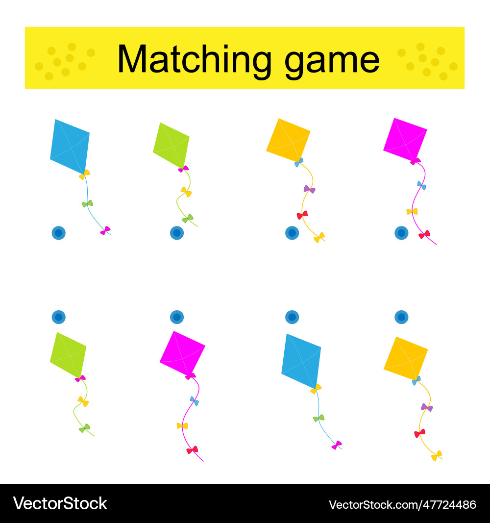 Task for the development of attention and logic Task for the development of attention and logic vector image