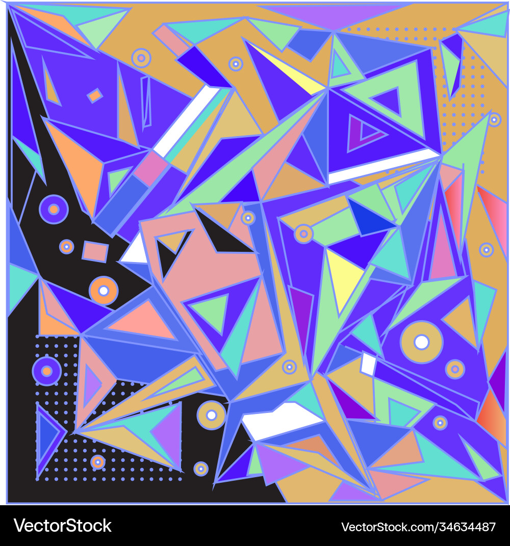 Abstract modern triangles background pattern Abstract modern triangles background pattern Vector Image
