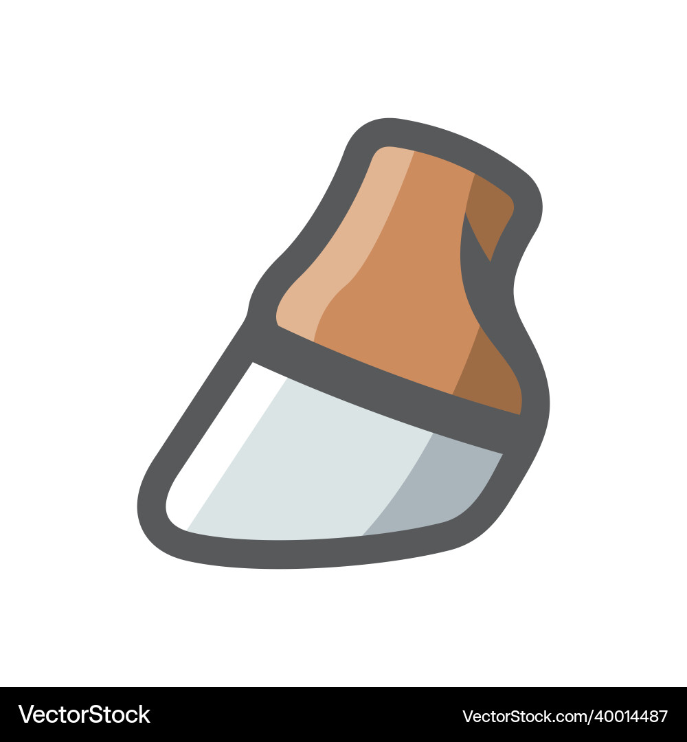 Animal hoof leg icon cartoon vector image