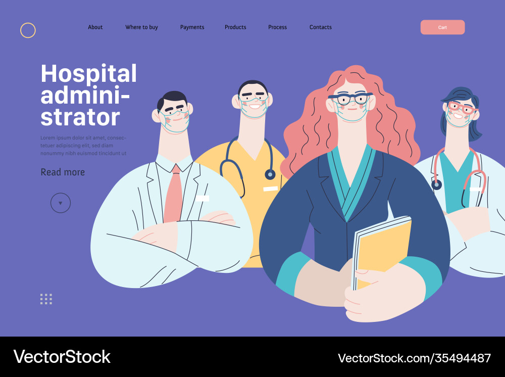 Medical insurance - hospital Medical insurance - hospital vector image
