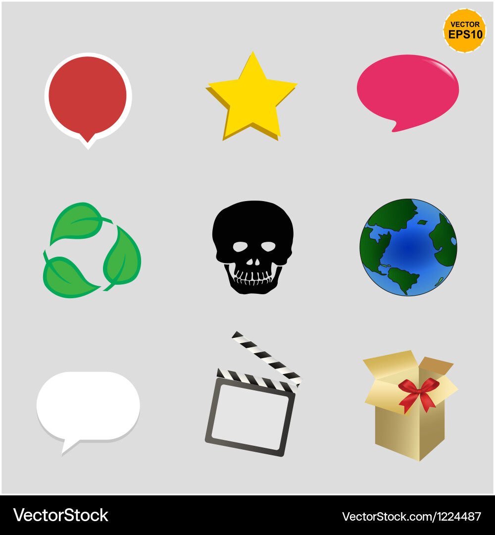 Mix object vector image