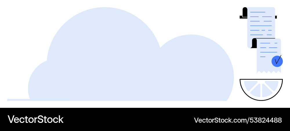 Cloud-based data management and documentation Cloud-based data management and documentation Vector Image