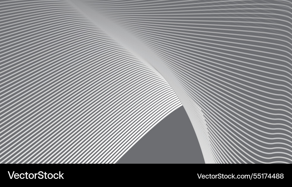 Grey abstract background with curve line Grey abstract background with curve line Vector Image