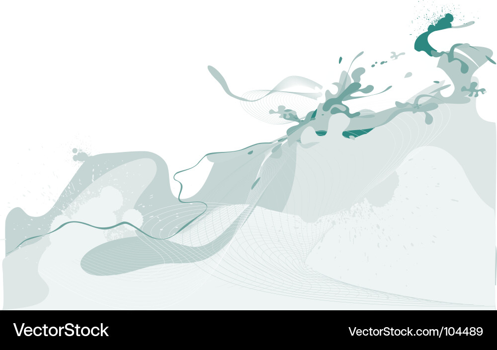Abstract background made of color splashes vector image