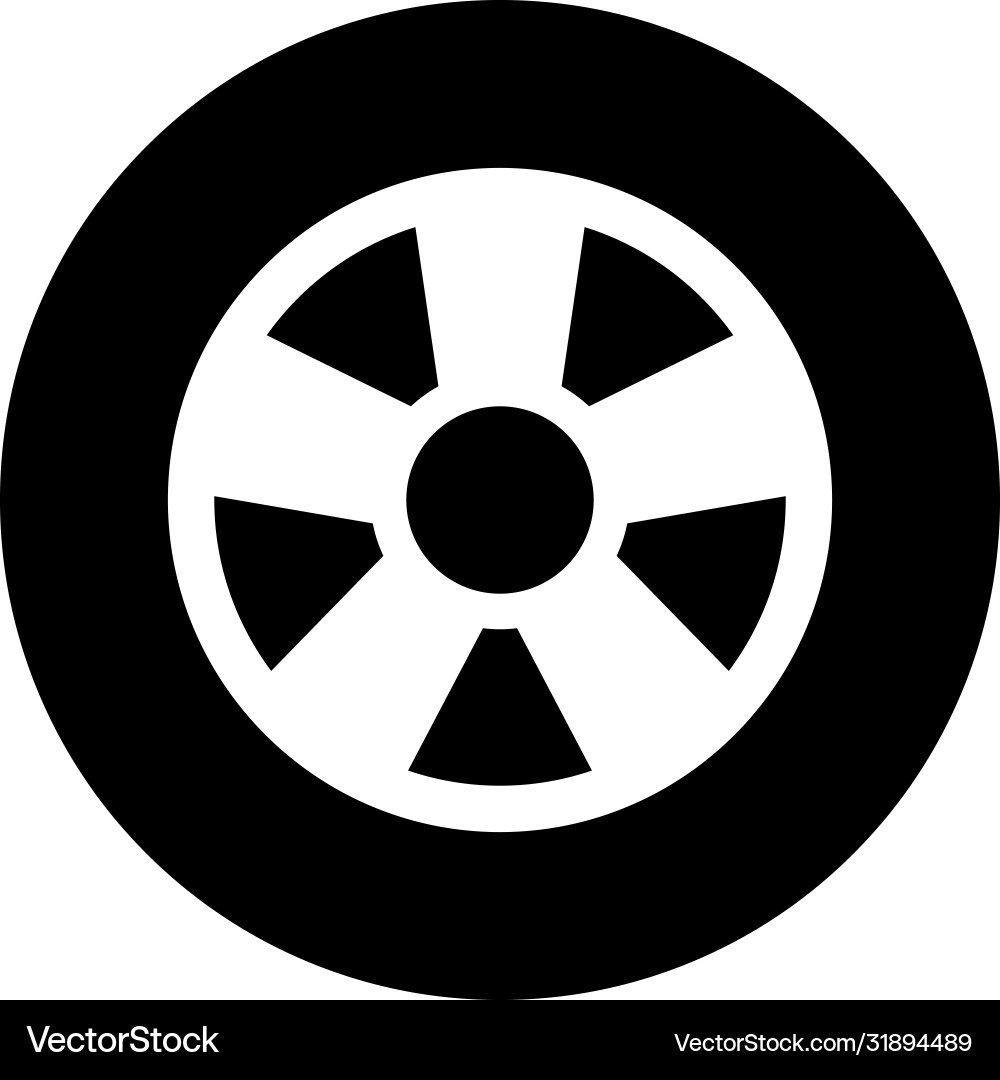 Autoreifen - Kfz-Icon-Designvorlage Autoreifen - Kfz-Icon-Designvorlage vektorbild