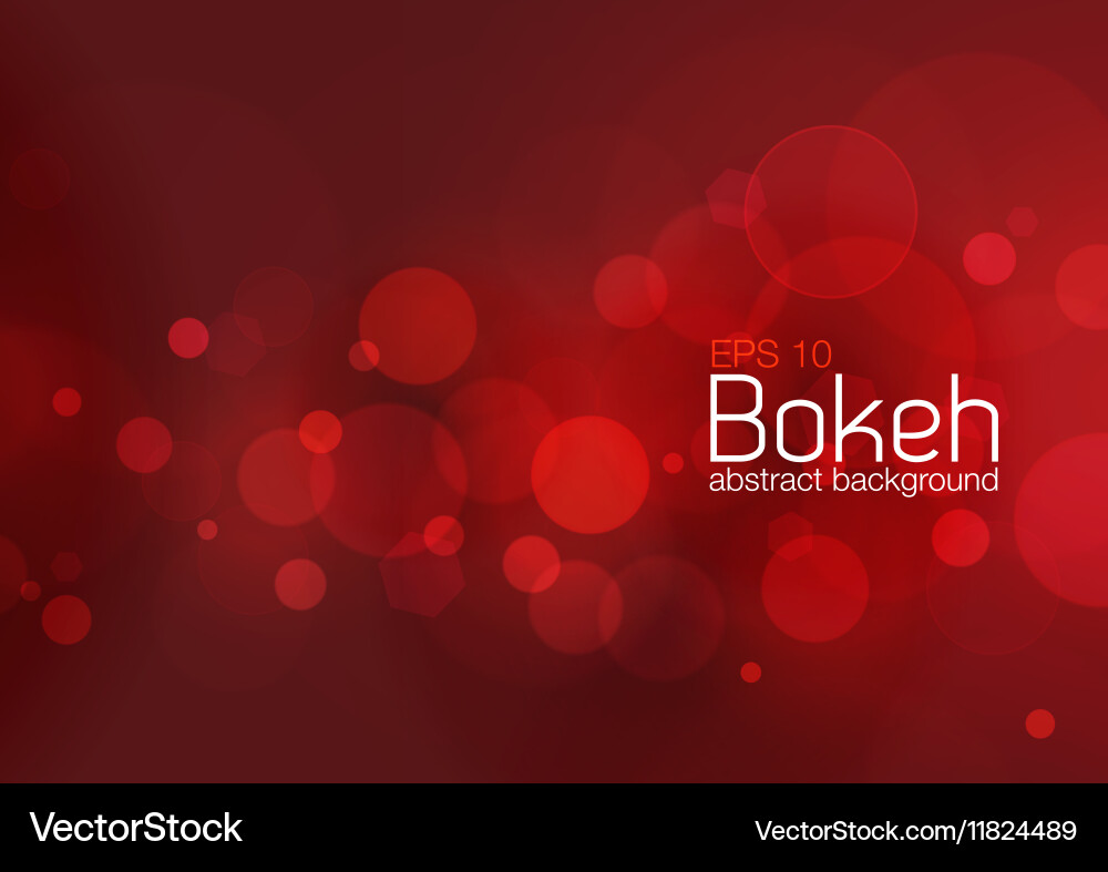 Bokeh and blur abstract background vector image