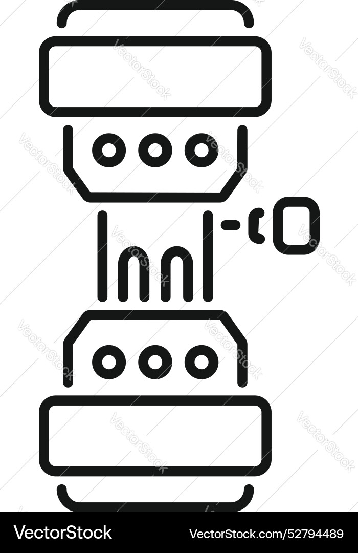 Machine processing raw material with conveyor belt Machine processing raw material with conveyor belt vector image