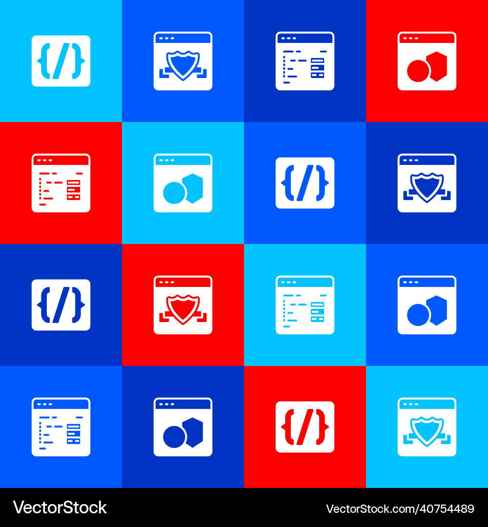 Programmiersprache Syntax Browser einstellen Programmiersprache Syntax Browser einstellen vektorbild