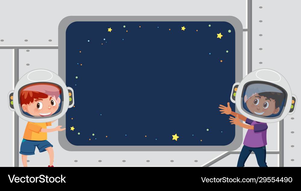 Frame design template with space in background Frame design template with space in background vector image