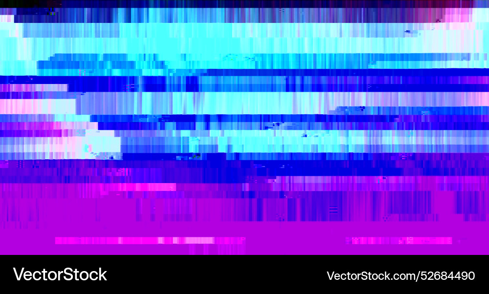 Glitch Abstract Pattern Vector Image