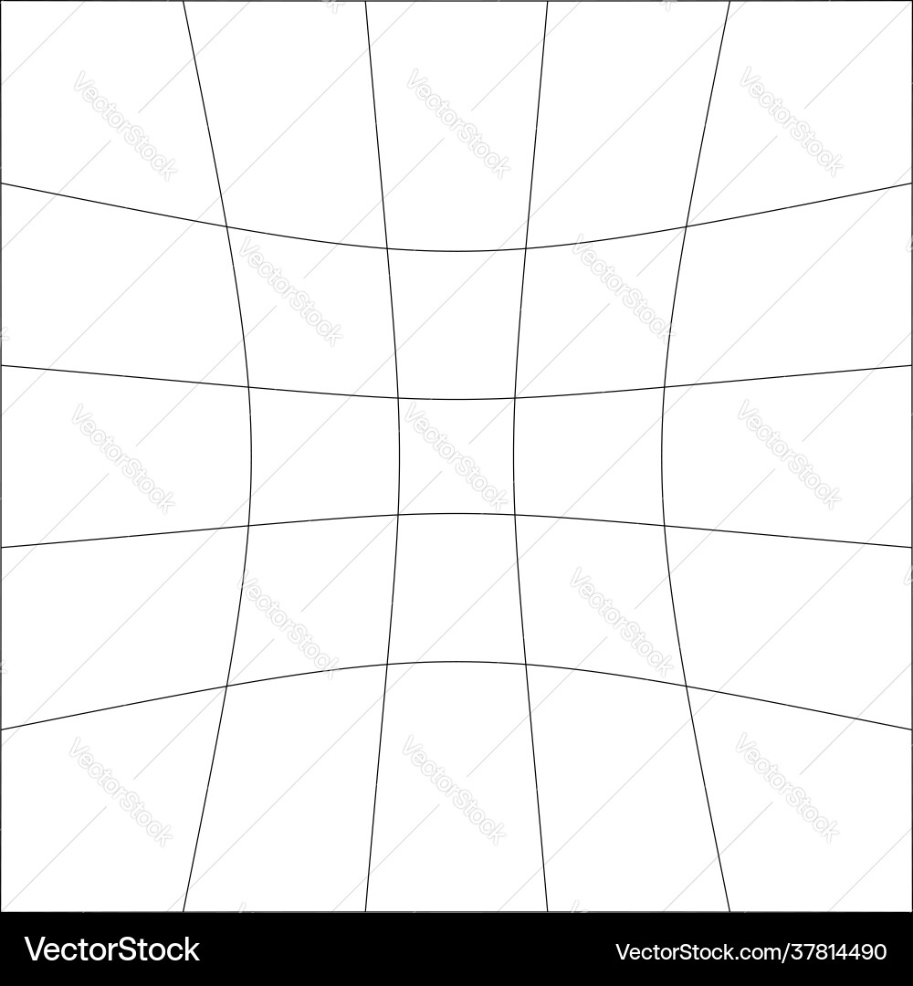 Grid mesh lattice grating with distort deform Grid mesh lattice grating with distort deform vector image
