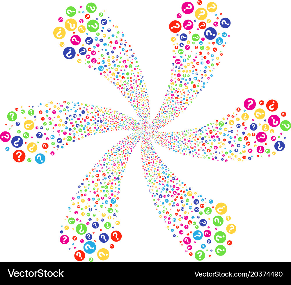 Query curl bang vector image