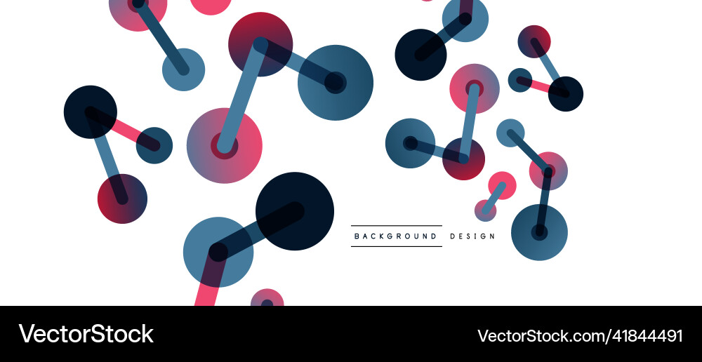 Abstract background round dots connected by lines Abstract background round dots connected by lines vector image