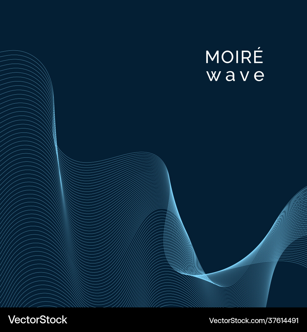 Moir pattern background Vector Image