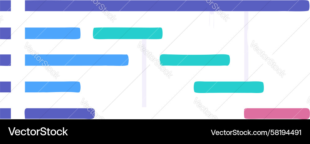 Simple Bar Chart Data Display Vector Image