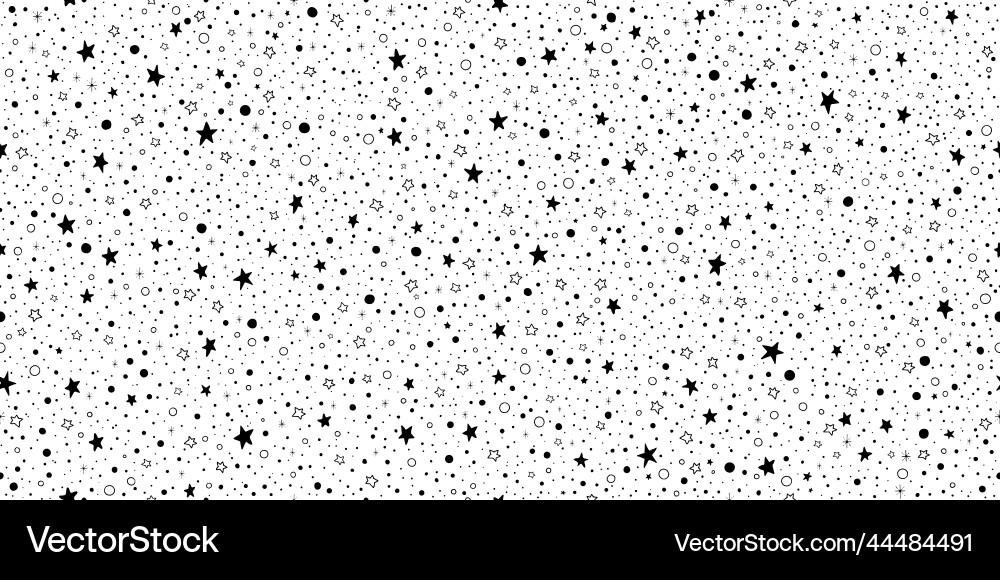 Starry Space Pattern Background vector image