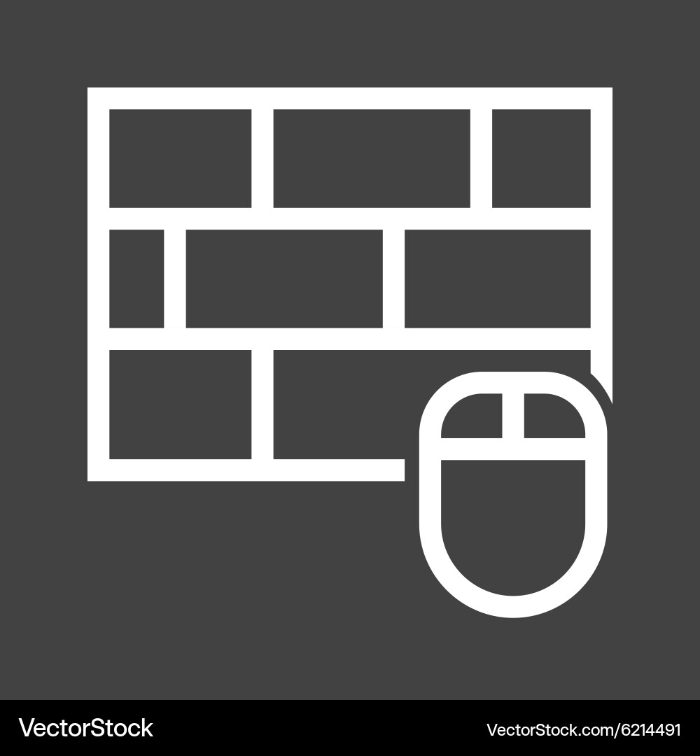 Wireless input device vector image