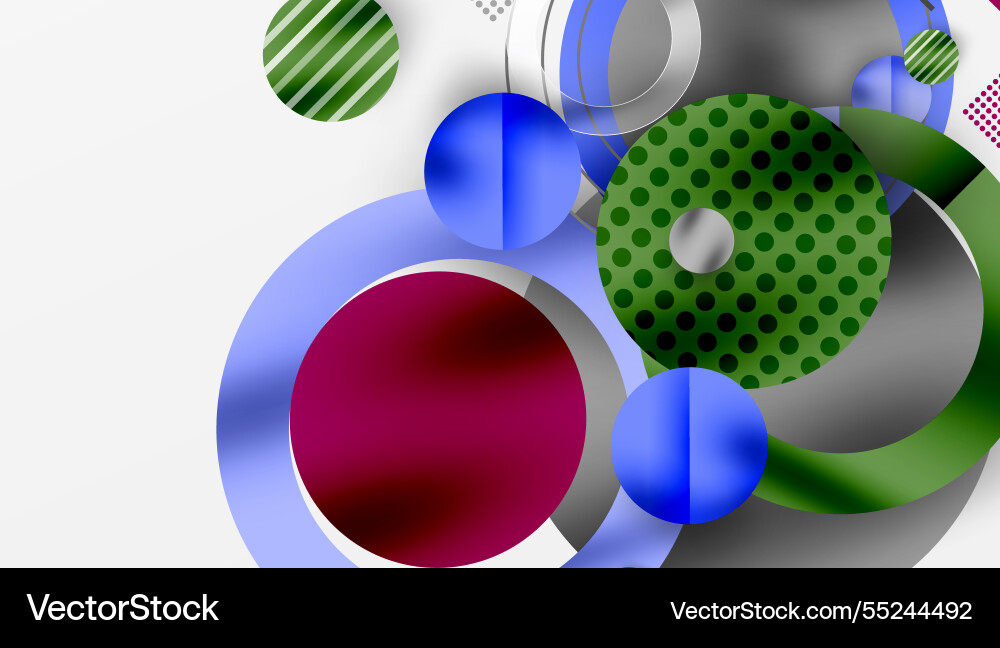 Abstract circle design with overlapping Abstract circle design with overlapping vector image