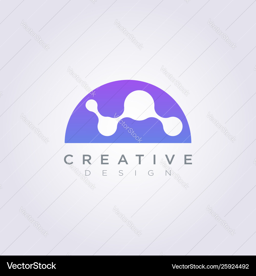 Logo Design Symbol Symbol Kugel Kreis Molekular Logo Design Symbol Symbol Kugel Kreis Molekular Vektorbild