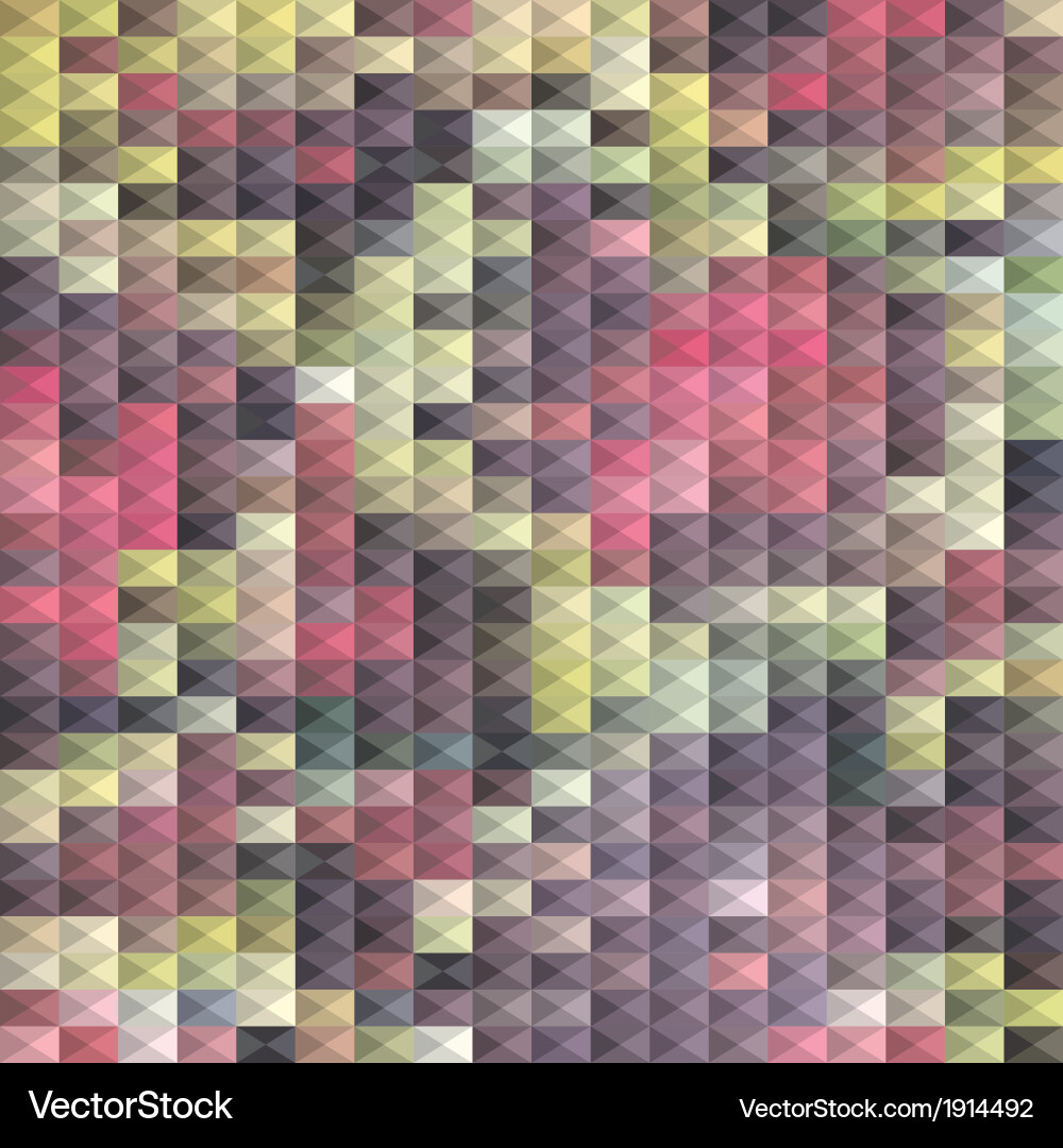 Triangular Color Gradient Pattern vector image