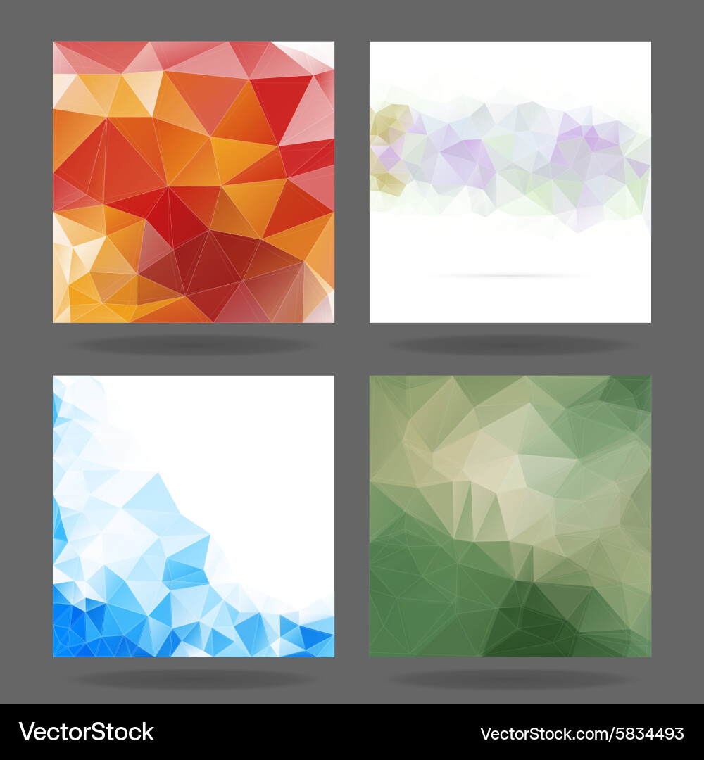 Abstract background with polygonal elements Vector Image