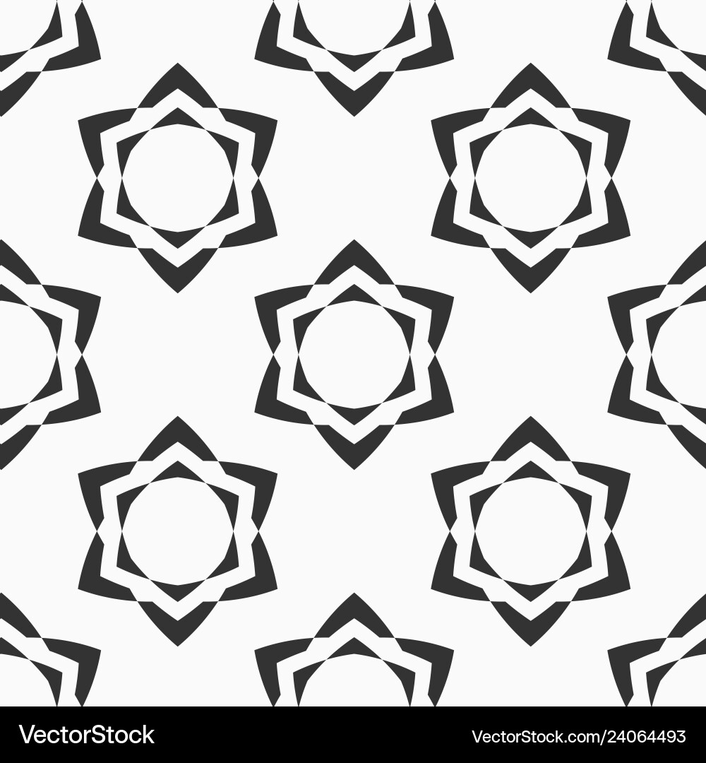 Abstract seamless pattern of six-pointed stars Abstract seamless pattern of six-pointed stars vector image