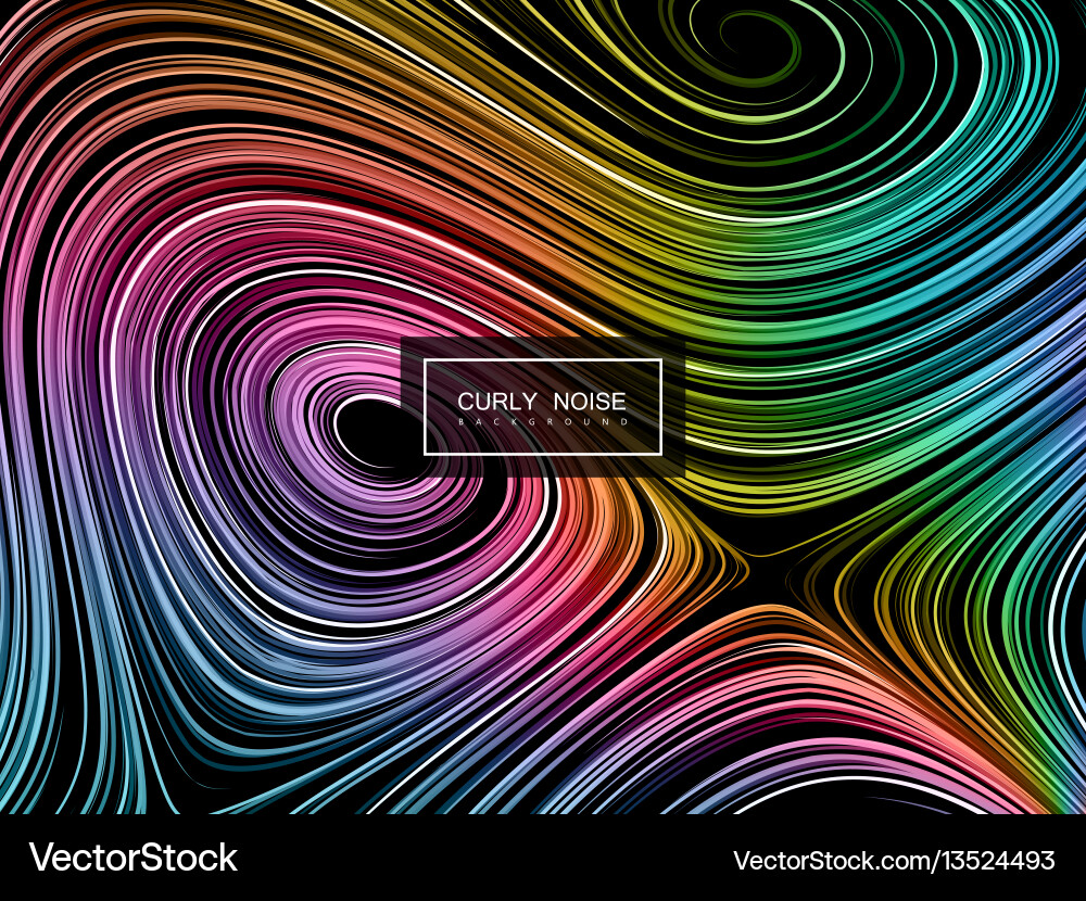 Colorful Swirl Abstract Background vector image