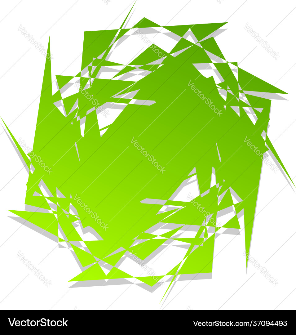 Edgy random abstract geometric shape element Edgy random abstract geometric shape element vector image