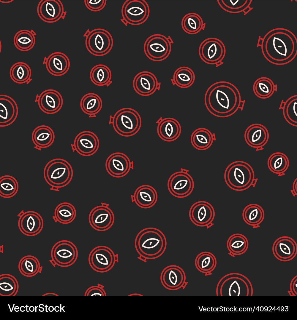 Line compass icon isolated seamless pattern Line compass icon isolated seamless pattern vector image
