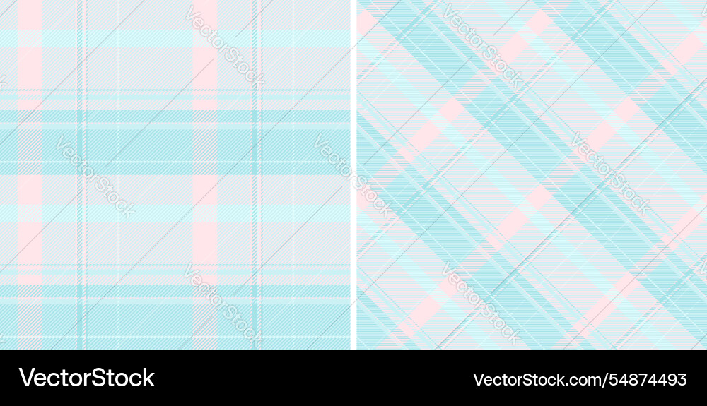 Seamless check of fabric textile pattern vector image