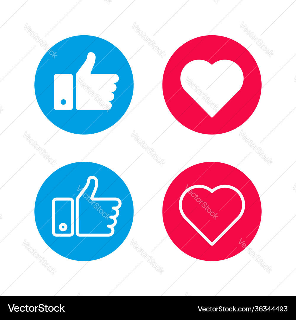 Set like icons on white background four objects Set like icons on white background four objects vector image