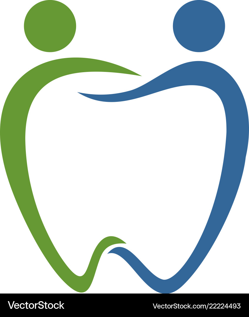 Zahnpflege Logo Zahnpflege Logo vektorbild