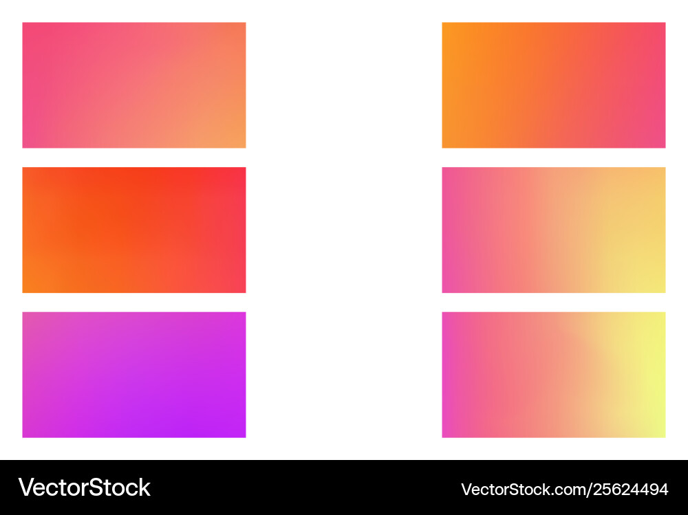 Abstract colored blurred gradient mesh background Vector Image