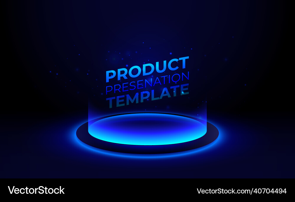 Abstract hi-tech background for display product vector image