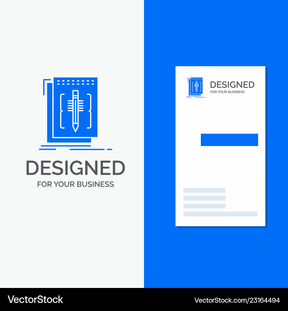 Code Editor Business Card Template vector image