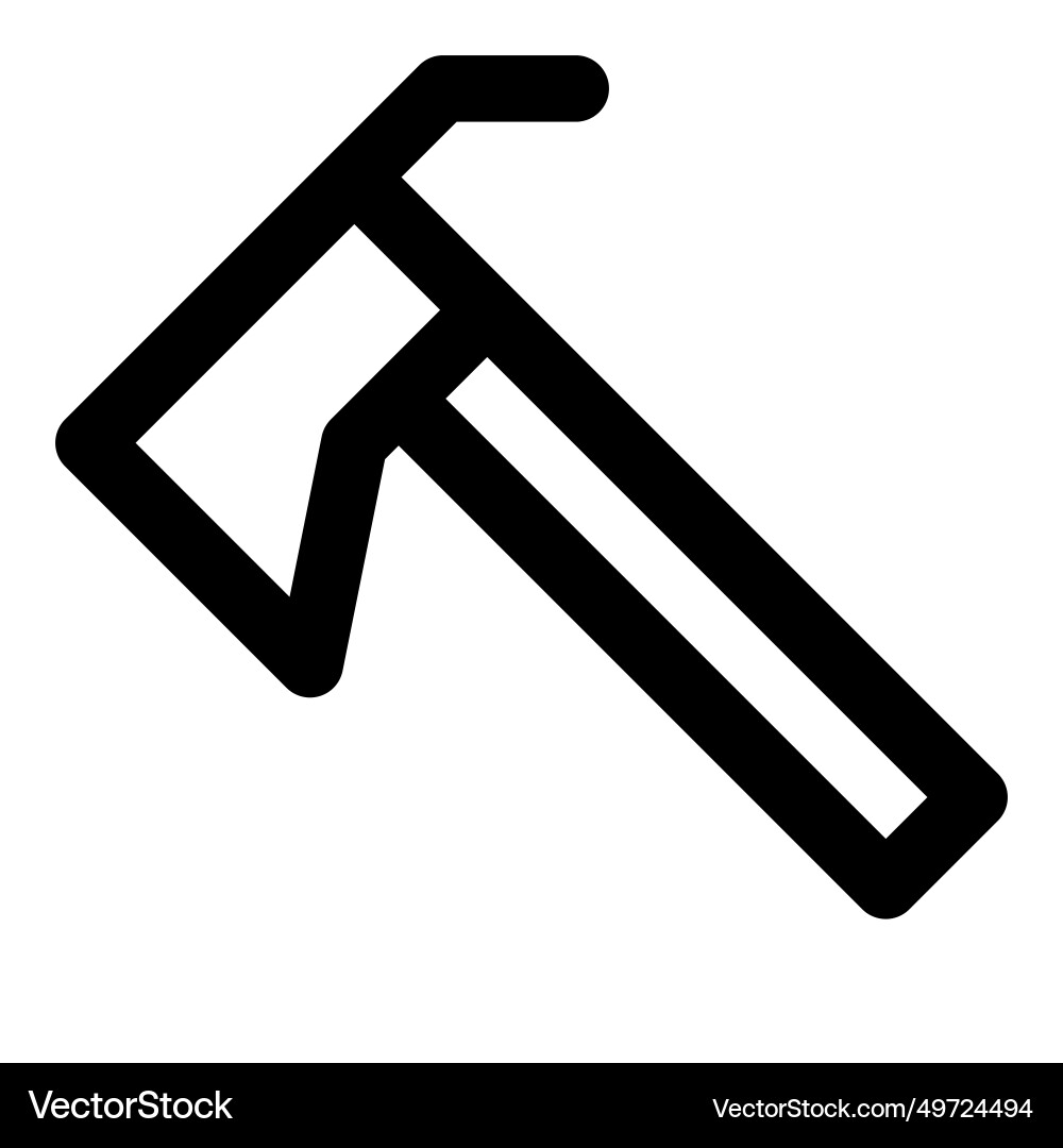 Tool with a sharp edge for piercing vector image