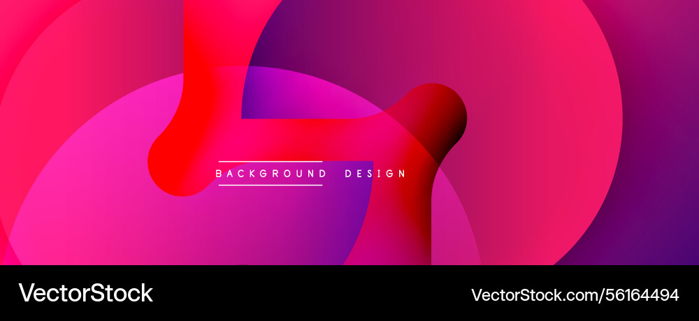 Vibrant abstract design overlapping curves create Vibrant abstract design overlapping curves create Vector Image