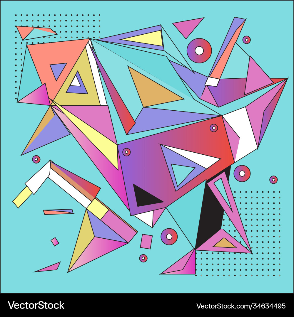 Abstract modern triangles background pattern Abstract modern triangles background pattern vector image