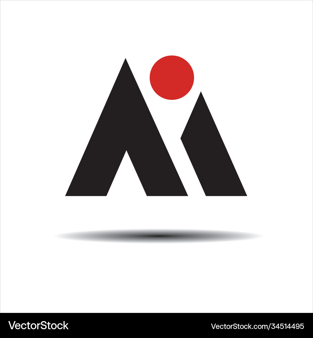 Artificial intelligence machine - ai vector image