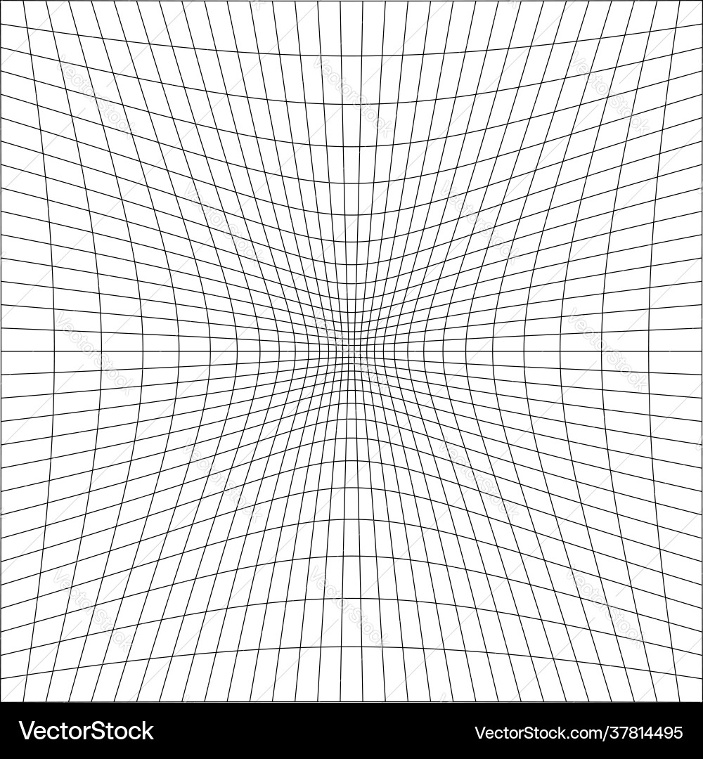 Grid mesh lattice grating with distort deform Grid mesh lattice grating with distort deform vector image