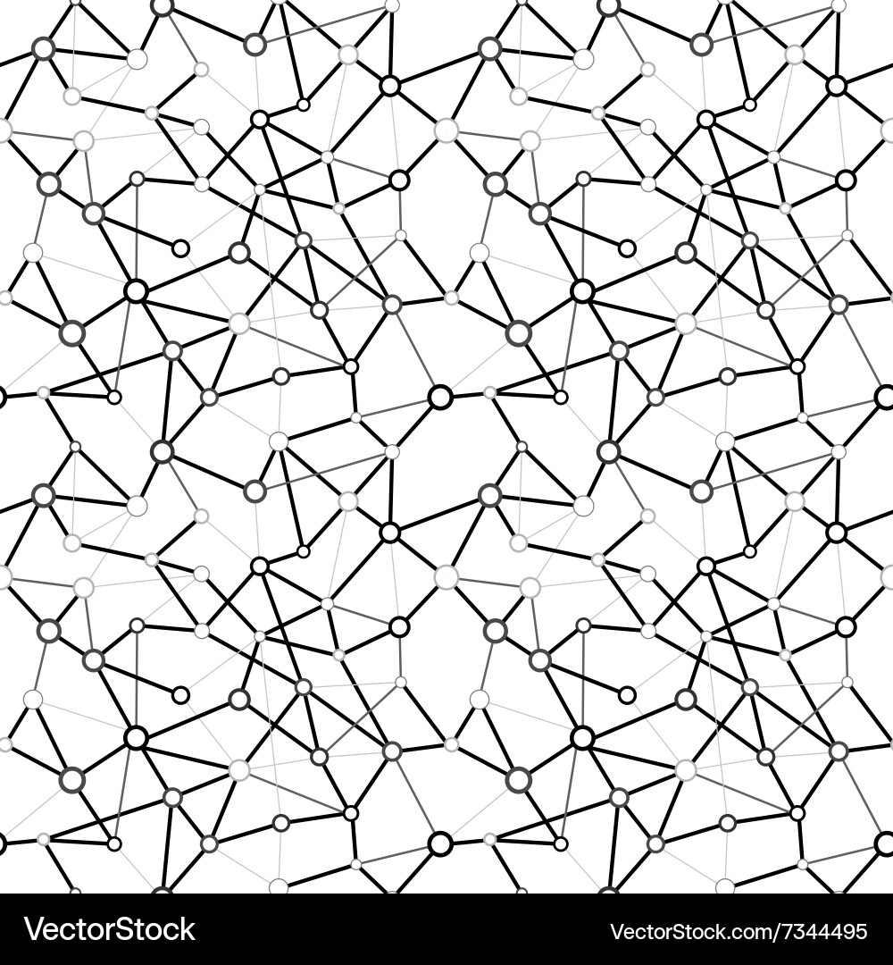 Network Connection Pattern vector image