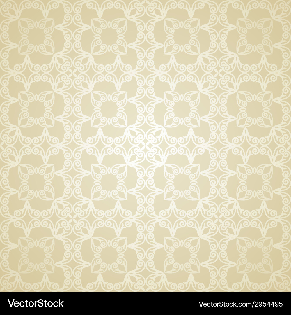 Seamless pattern in victorian style vector image