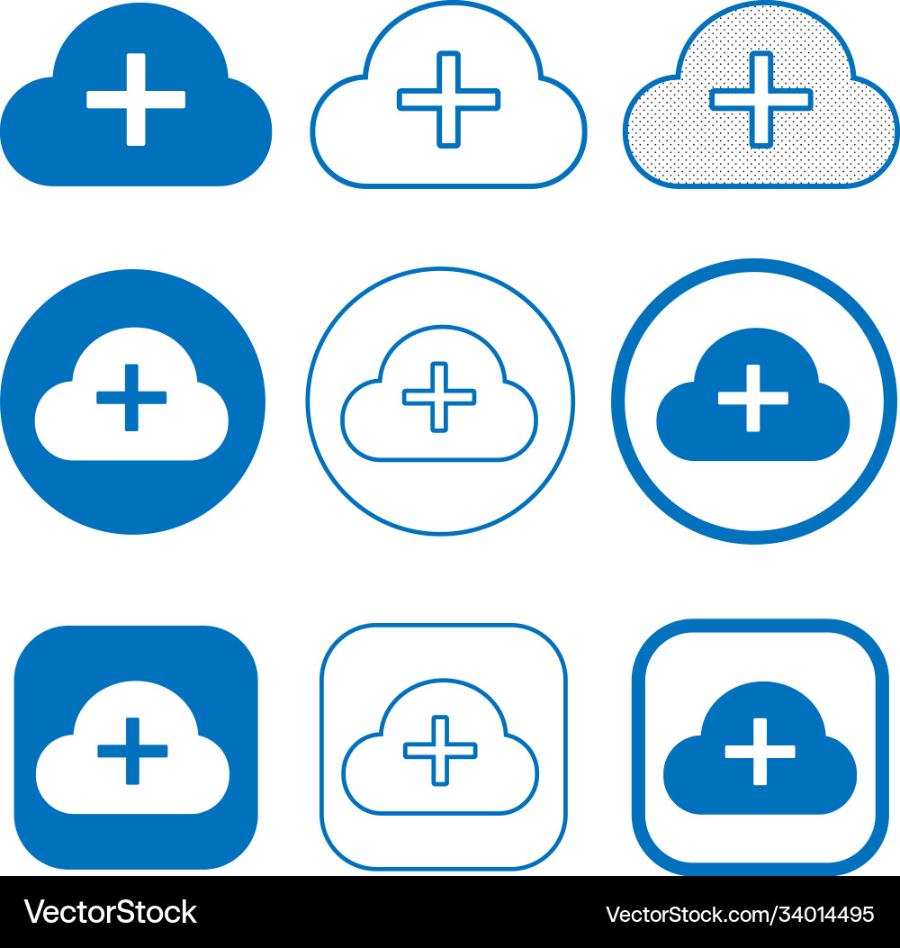 Simple cloud icon sign for web and app Simple cloud icon sign for web and app vector image