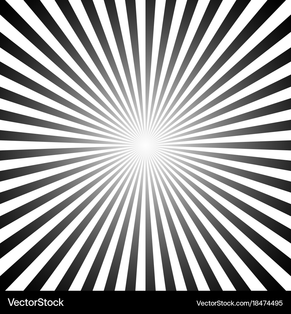 Sunburst pattern vector image
