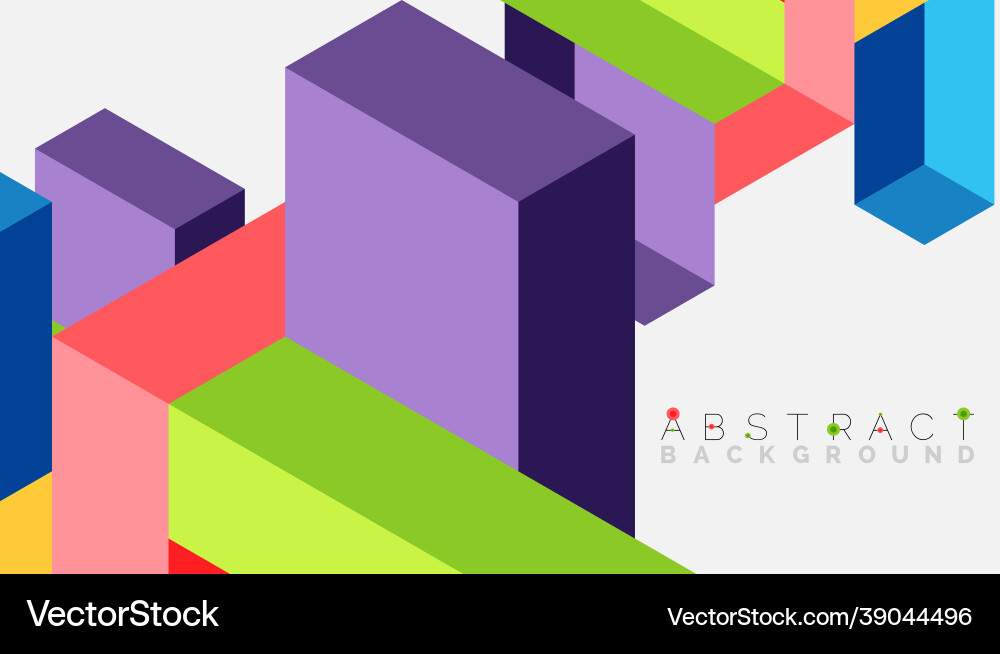 Abstract background 3d cubes cubic elements Abstract background 3d cubes cubic elements vector image